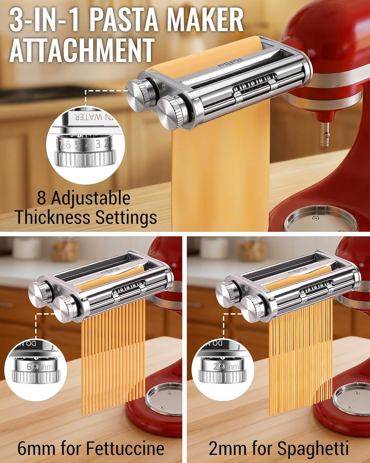 ملحق تقطيع المعكرونة 3 في 1 لخ - مراجعة Kitchenaid Mixer Hand Mixer وسعره