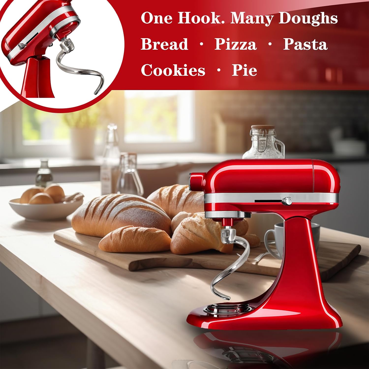 خطاف عجين حلزوني من الفولاذ ال - مراجعة Kitchenaid Mixer Hand Mixer وسعره