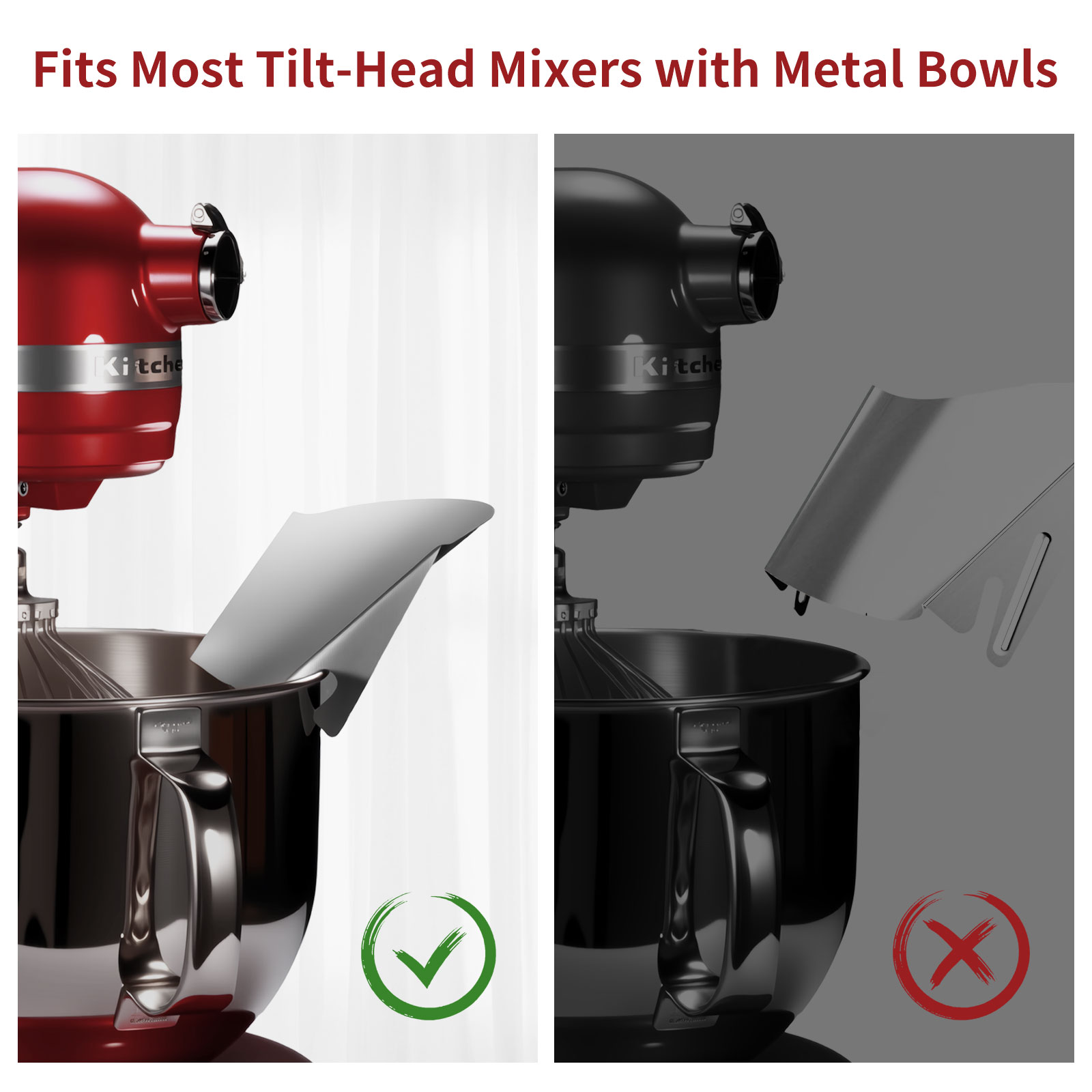 1 قطعة واقي البقشيش من الفولاذ - مراجعة Kitchenaid Mixer Hand Mixer وسعره
